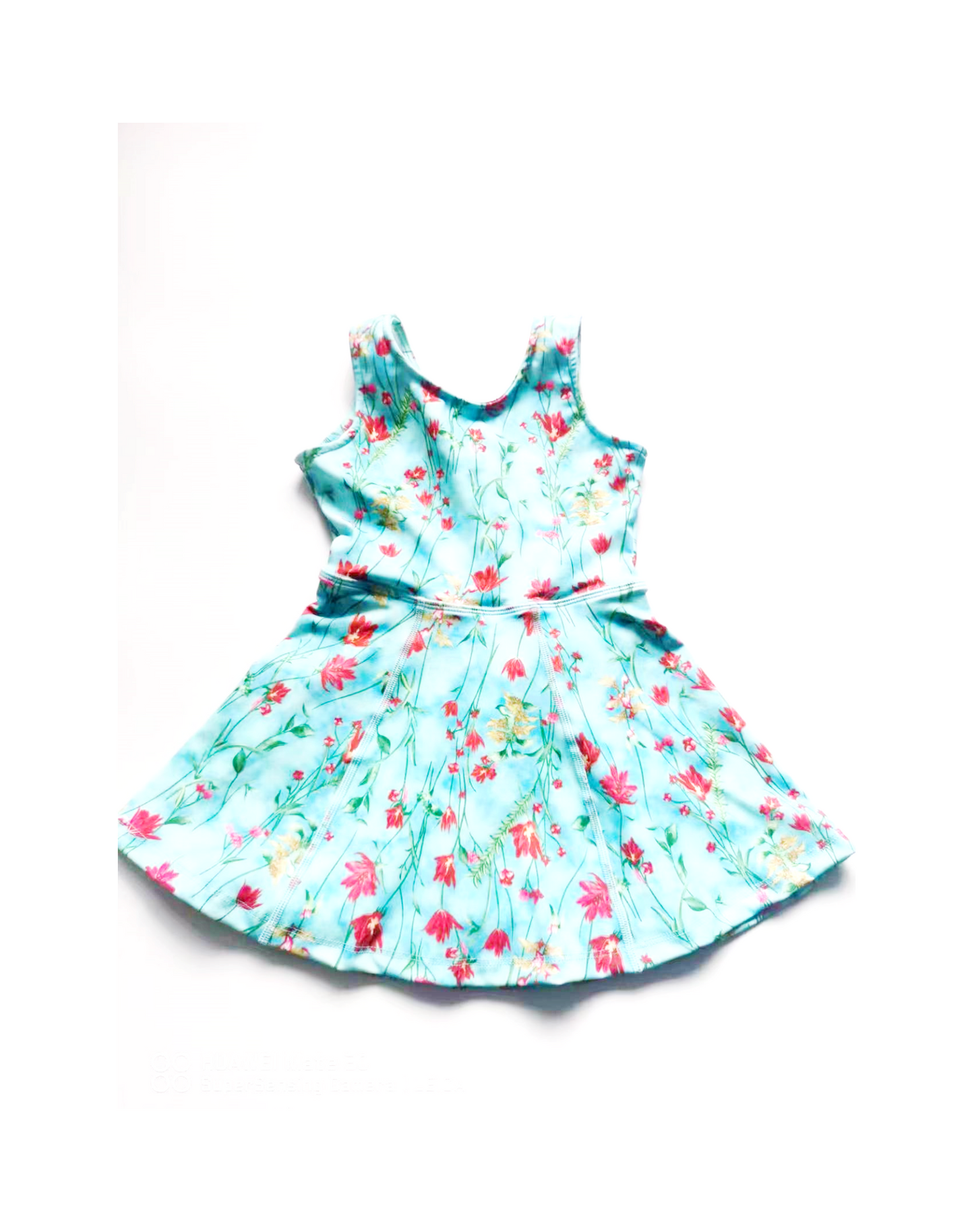 Girls Youth Floral Print Sun Dress