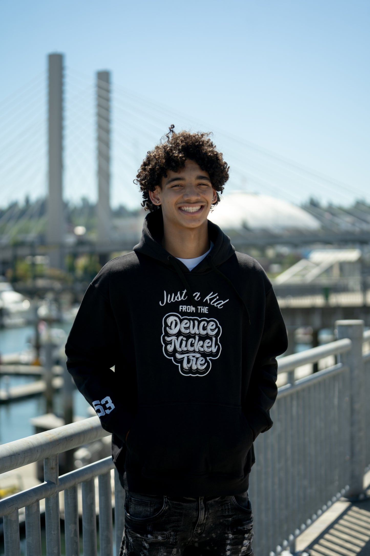 TV x Drea Collab - Deuce Nickel Tre 253 Men's Fleece Hoodie