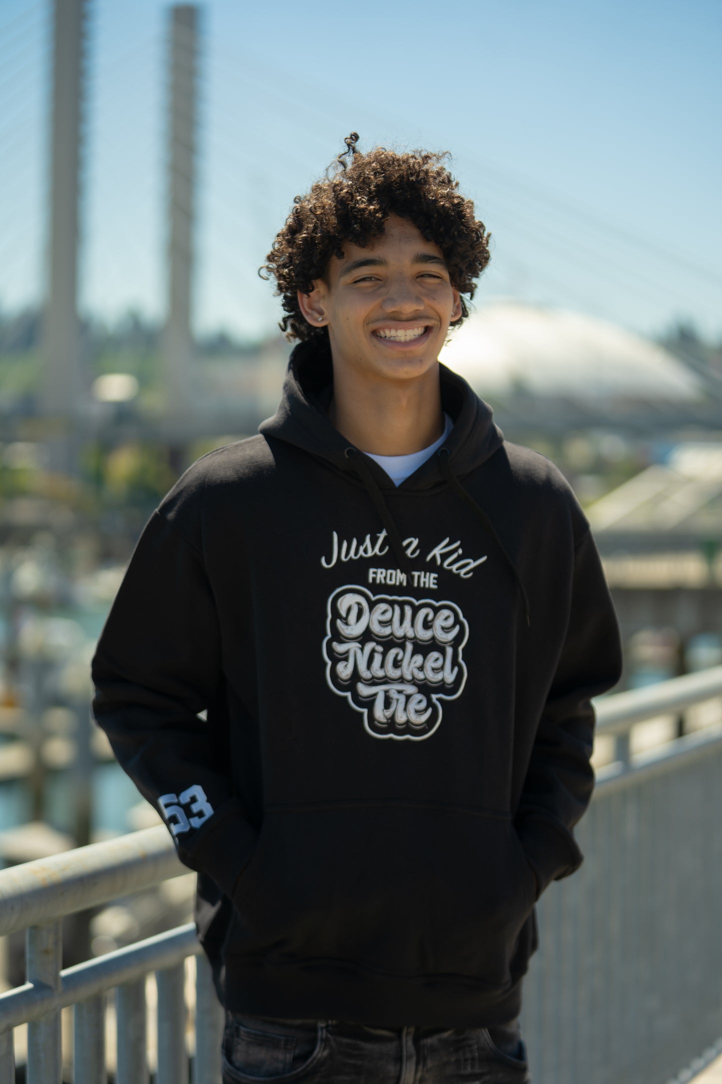 TV x Drea Collab - Deuce Nickel Tre 253 Men's Fleece Hoodie