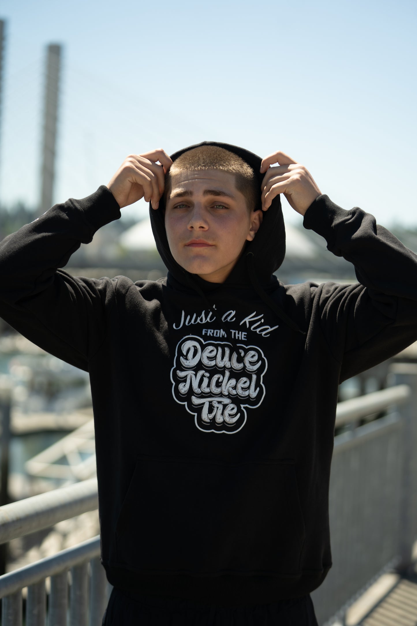 TV x Drea Collab - Deuce Nickel Tre 253 Men's Fleece Hoodie
