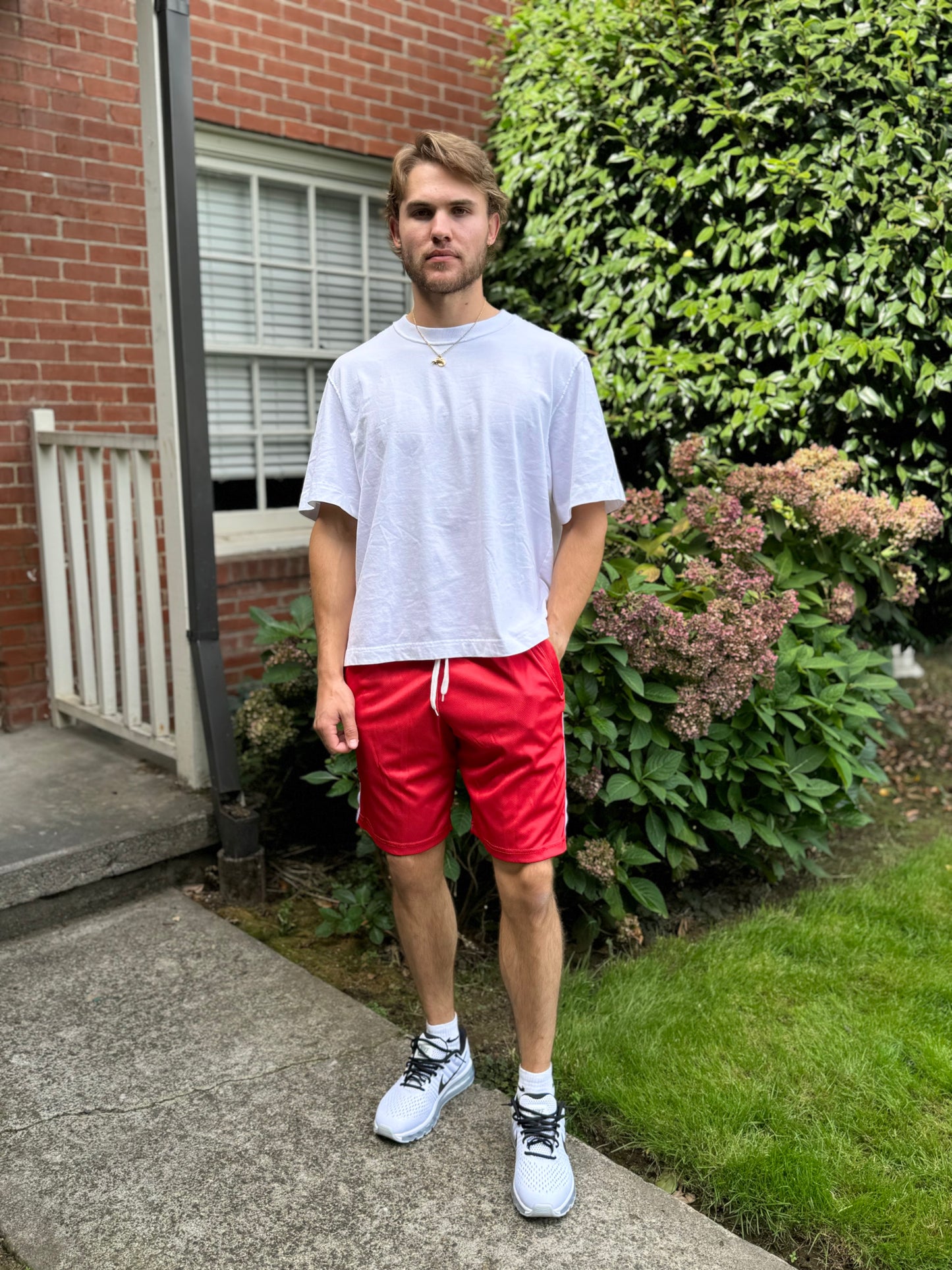 Arrow Dynamic Men's Mesh Shorts Red