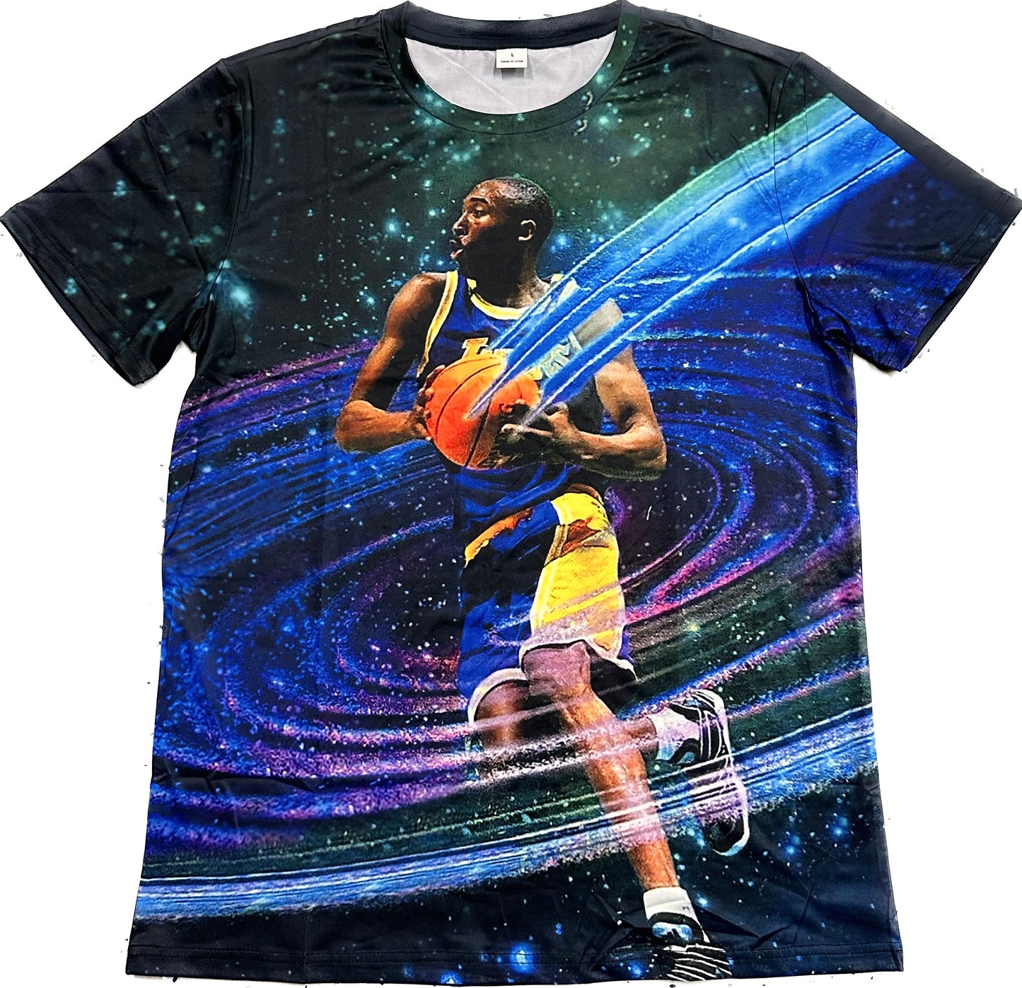 Kobe Bryant Star Date Men's Card T-Shirt