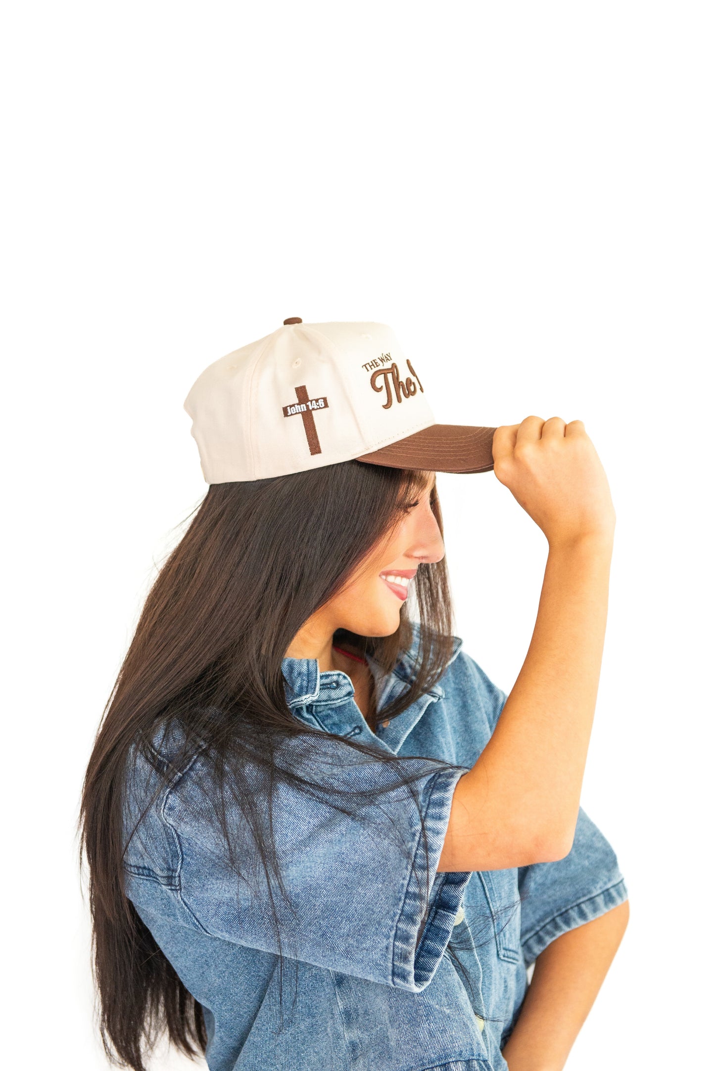 The Way The Truth The Life Christian Trucker Hat – John 14:6 Faith Based Snapback Cap