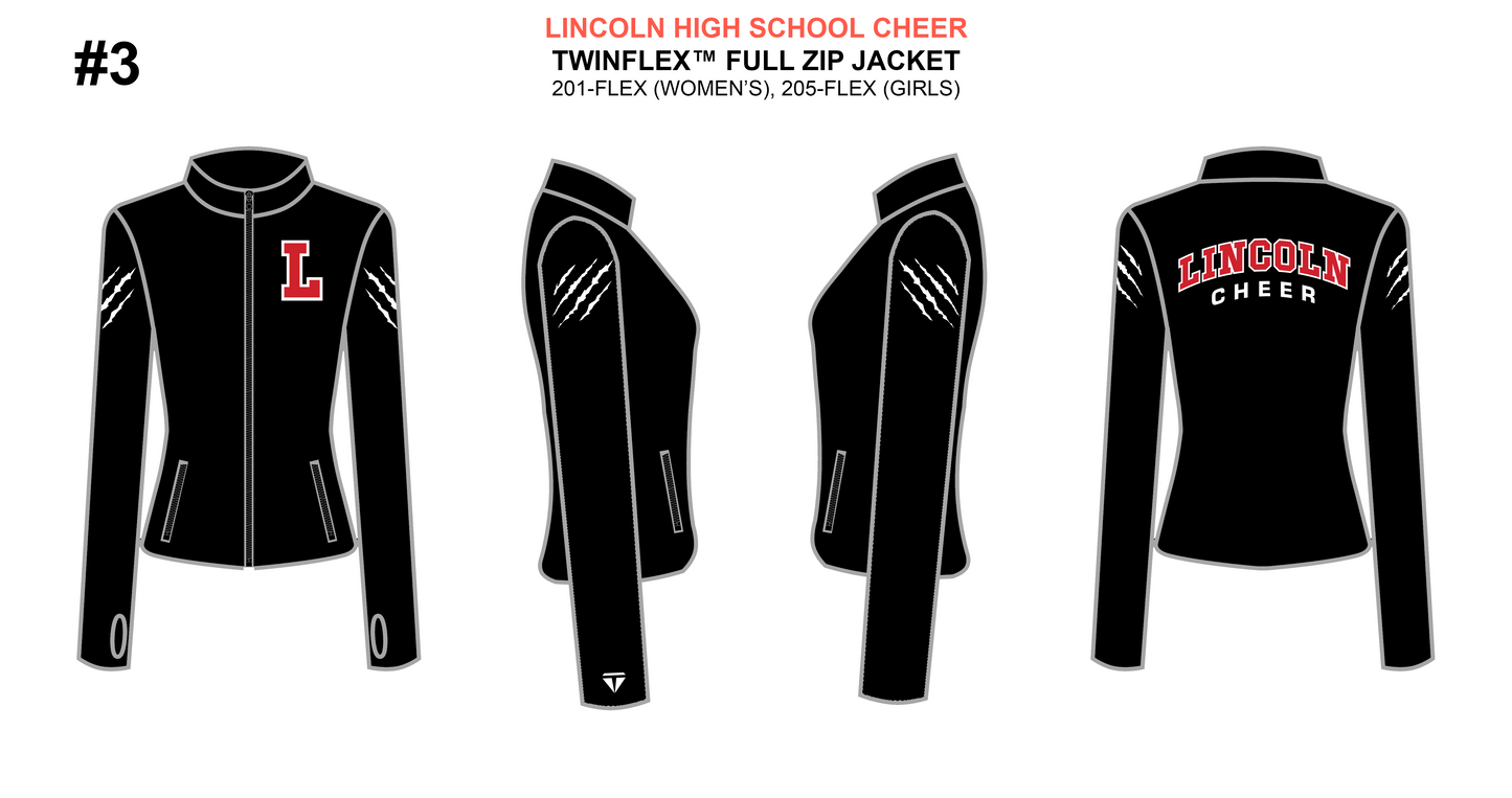Lincoln Cheer Rain Jacket, TwinFlex Jacket