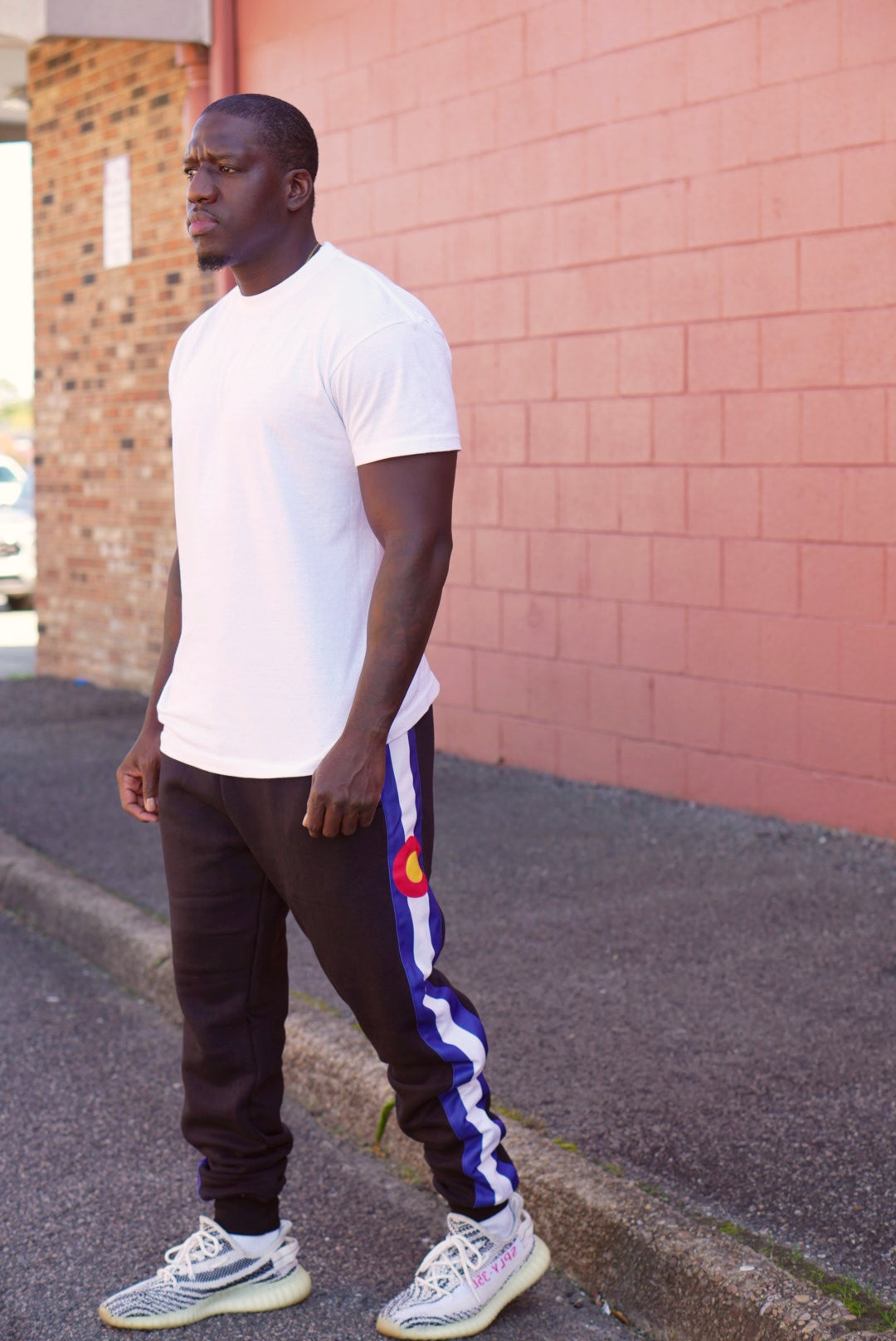 Colorado Flag Men's Fleece Jogger Pant