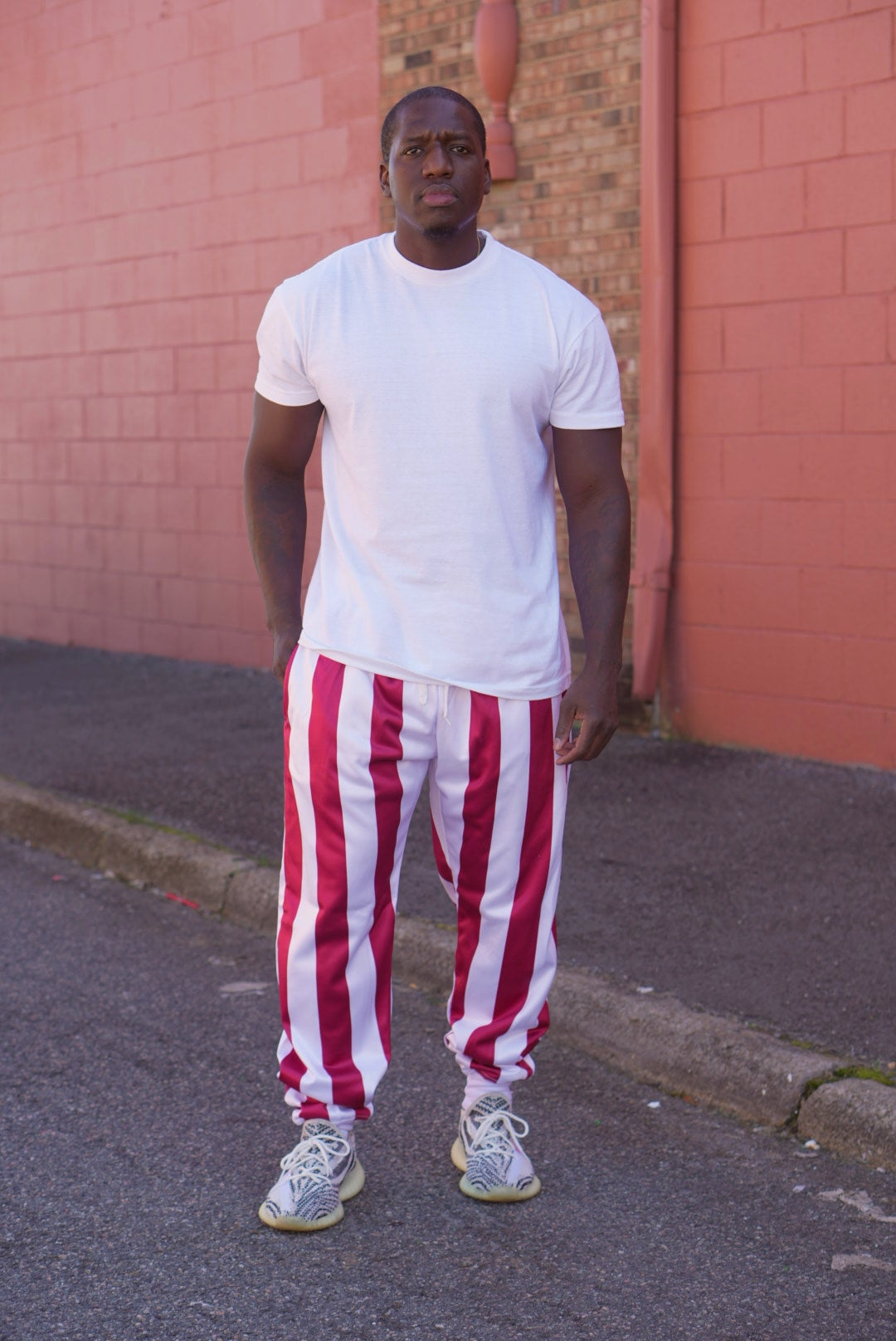 Candy Cane Striped Men's Jogger Pant
