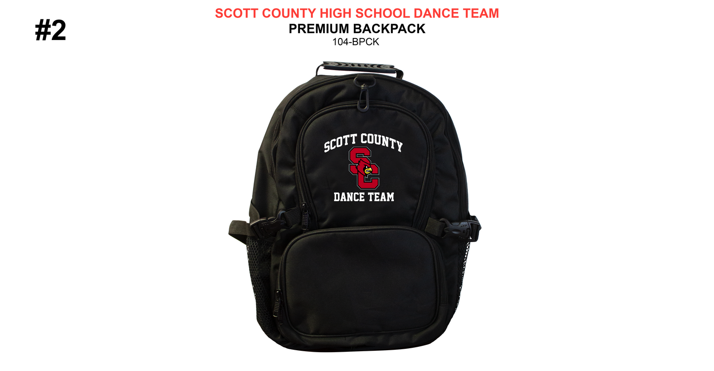 Scott County HS Dance Team (Jacket and Backpack)