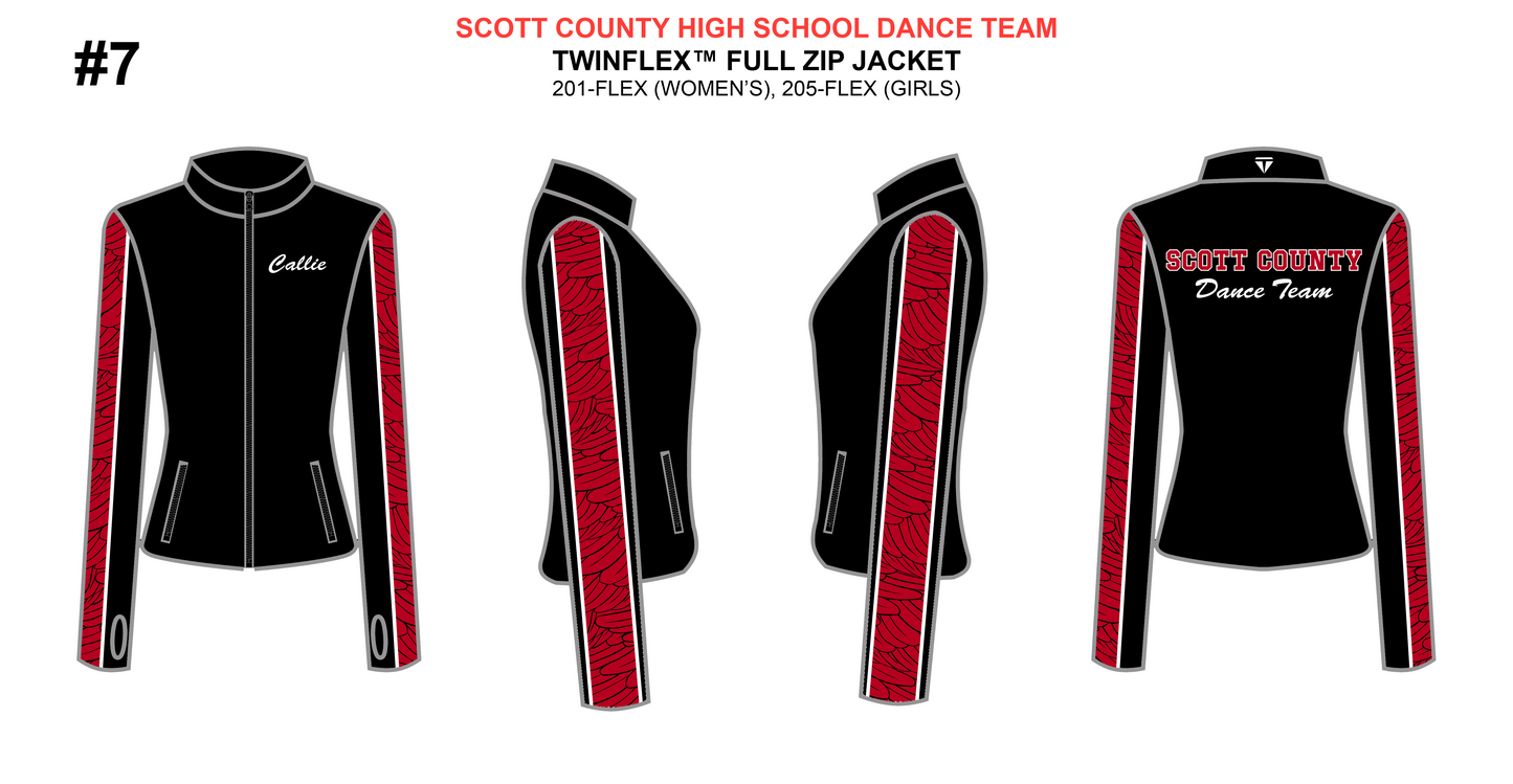 Scott County HS Dance Team (Jacket and Backpack)