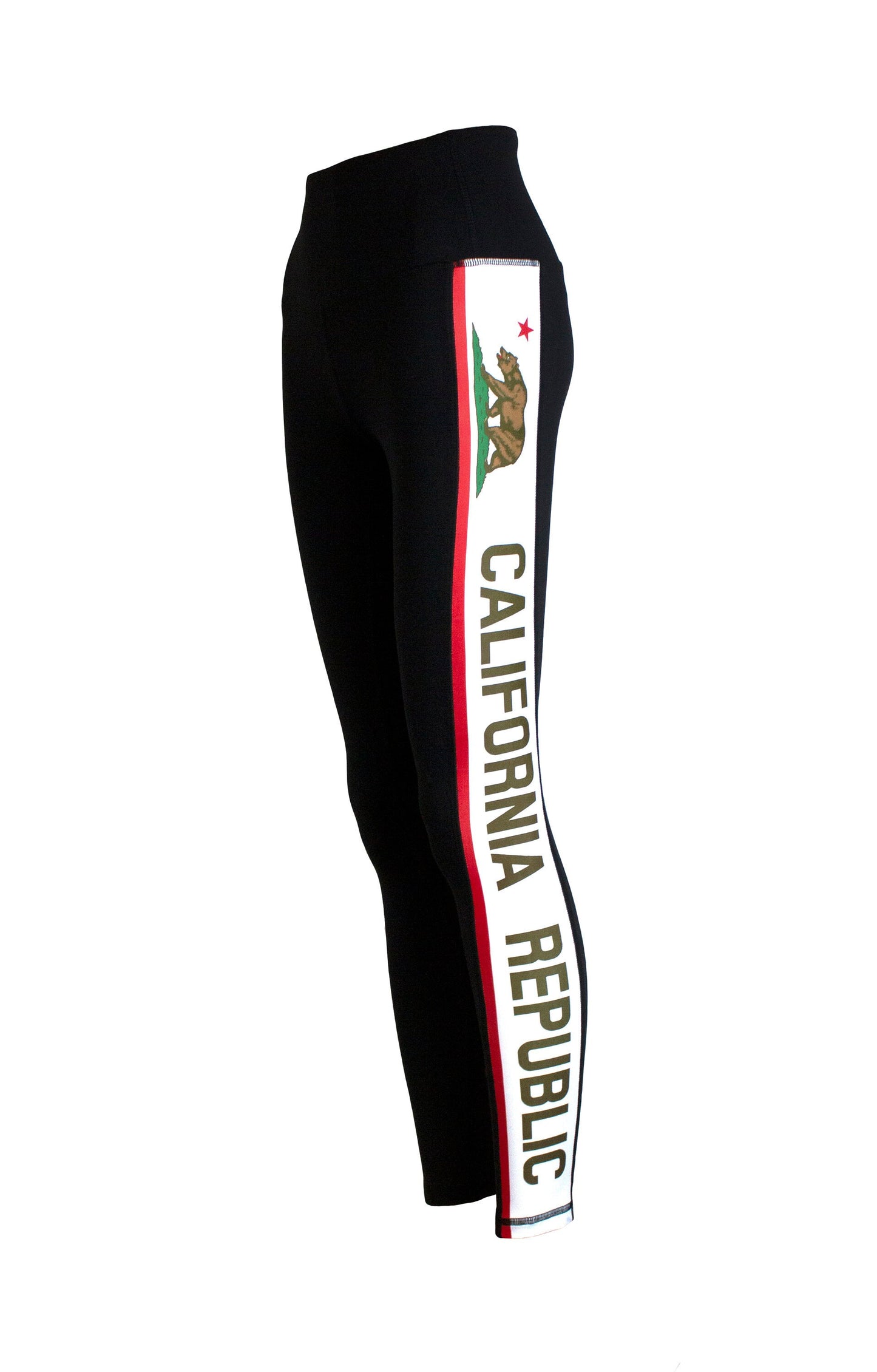 California State Flag Women's Full Length Yoga Pant Leggings