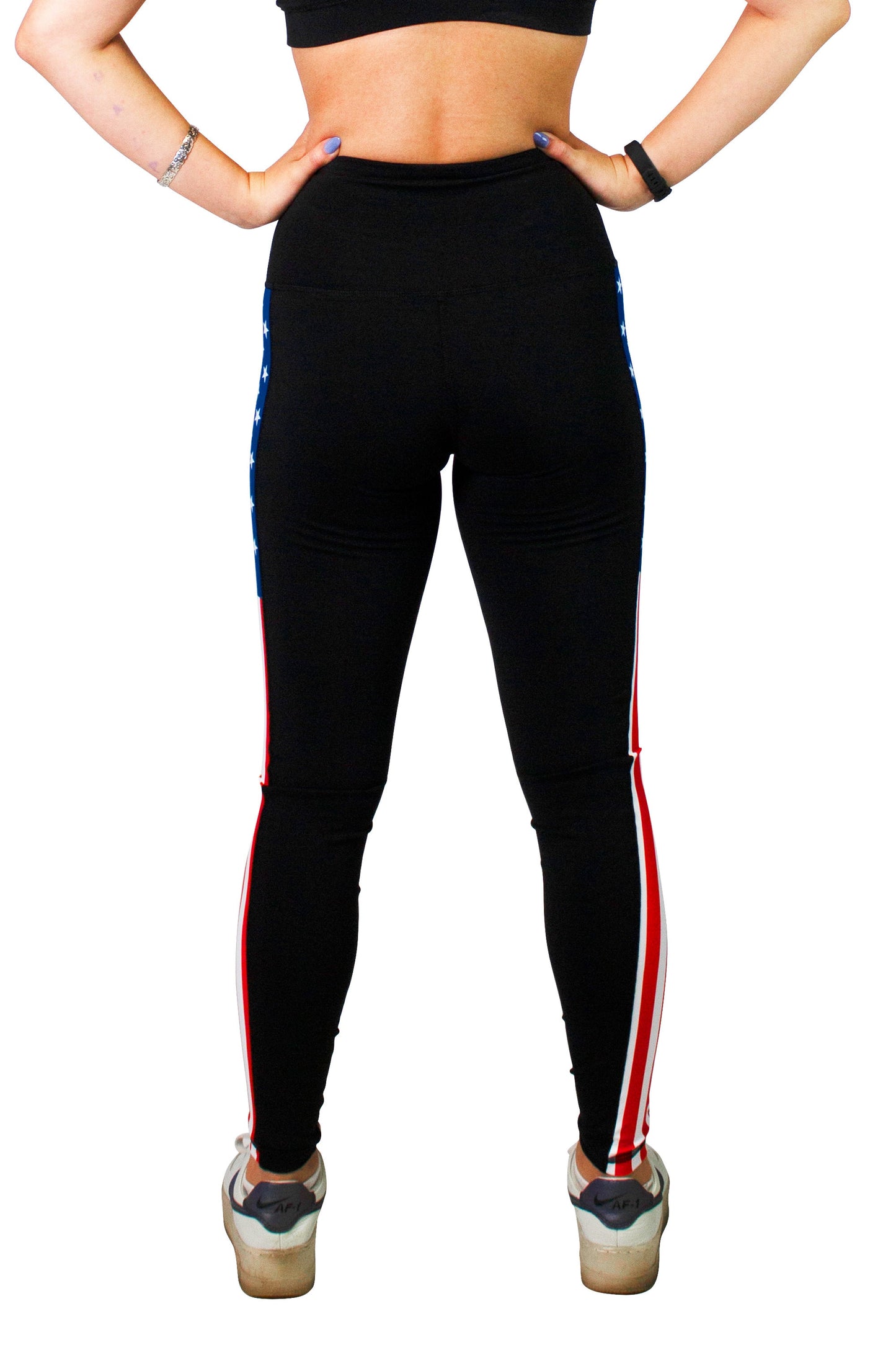 American Flag USA Full Length Yoga Pant Leggings