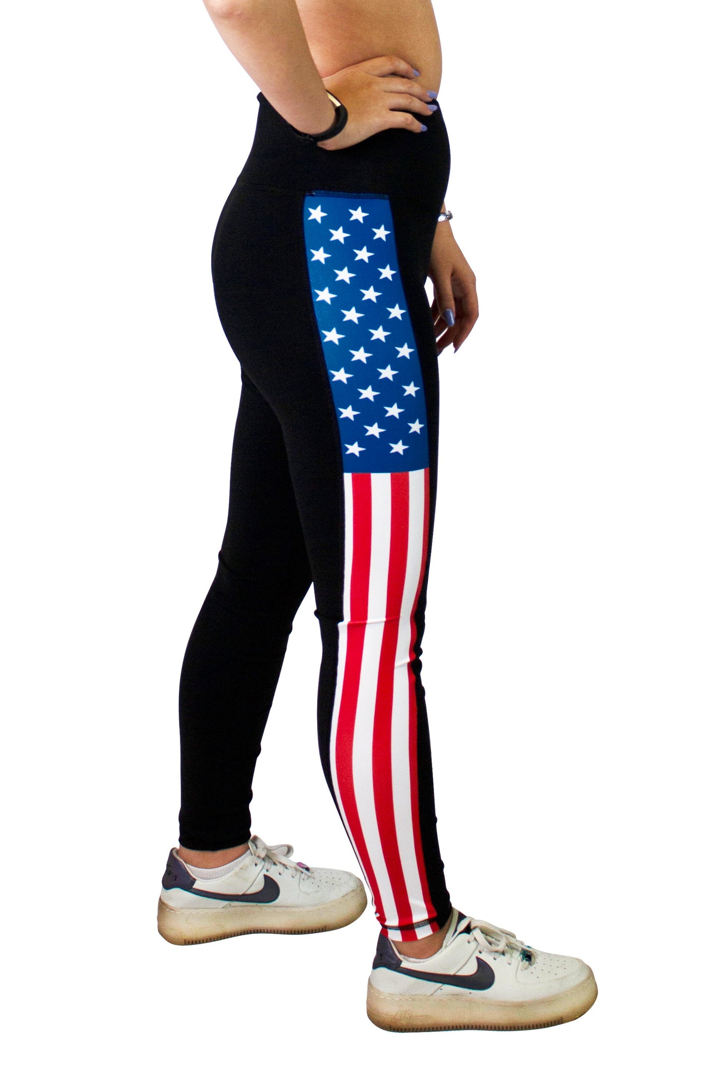 American Flag USA Full Length Yoga Pant Leggings