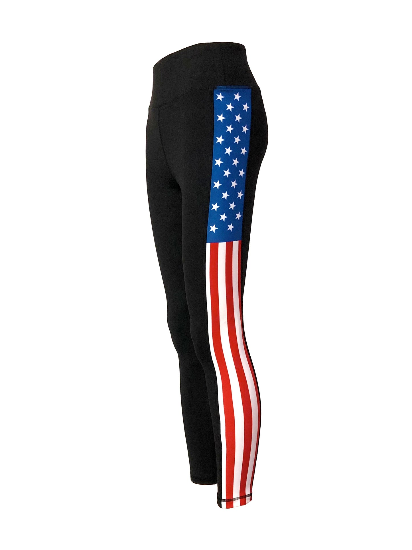 American Flag USA Full Length Yoga Pant Leggings