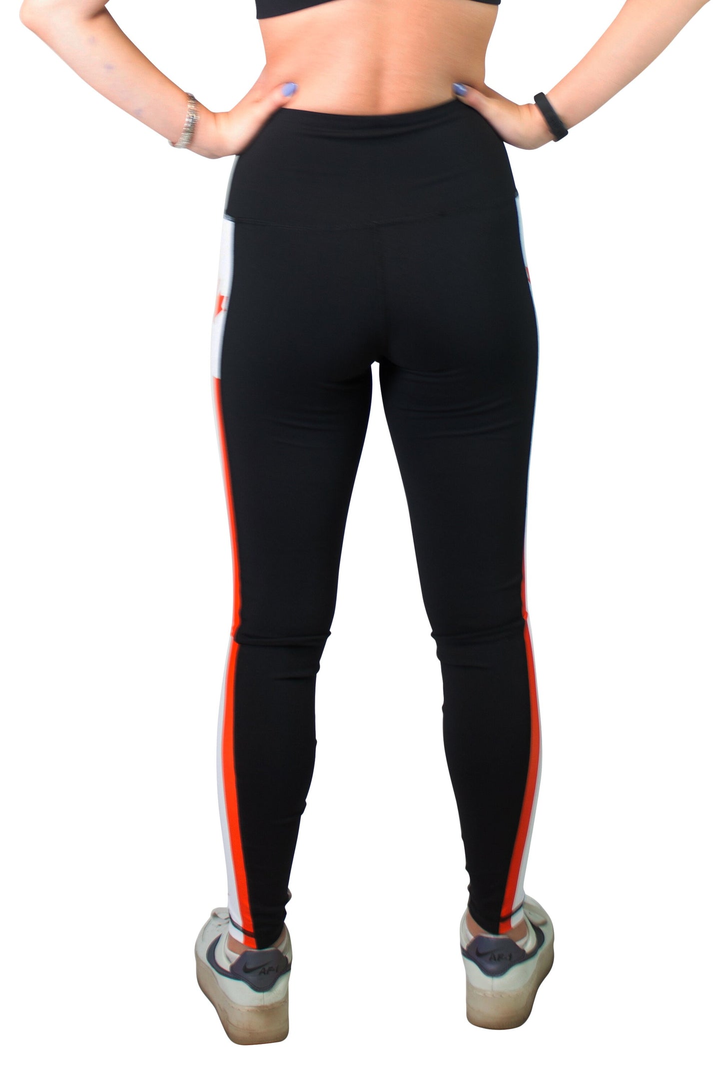 Canada Canadian Flag Women's Full Length Yoga Pant Leggings