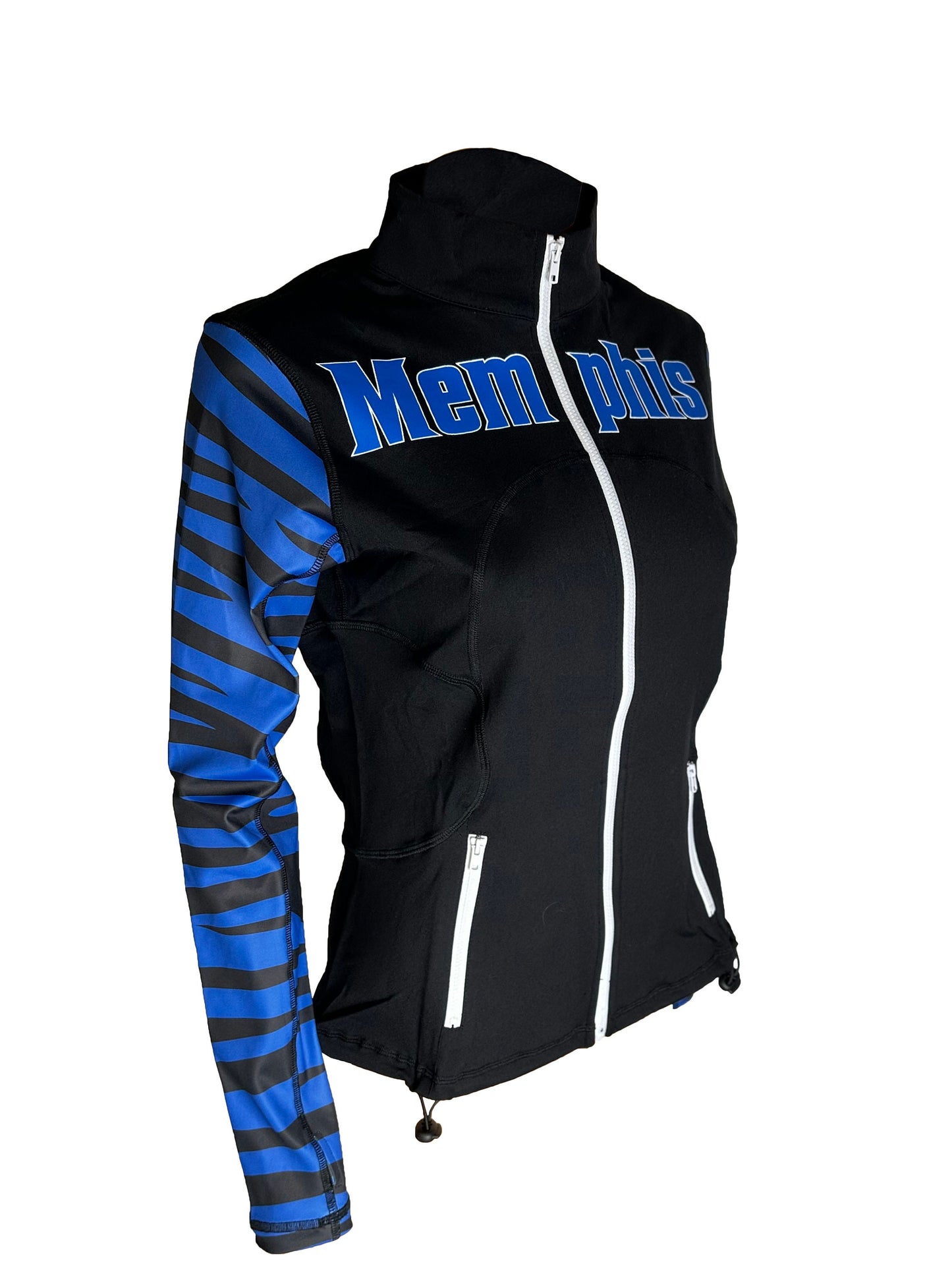 Memphis Tigers Women's Full Zip Up Yoga Track Jacket