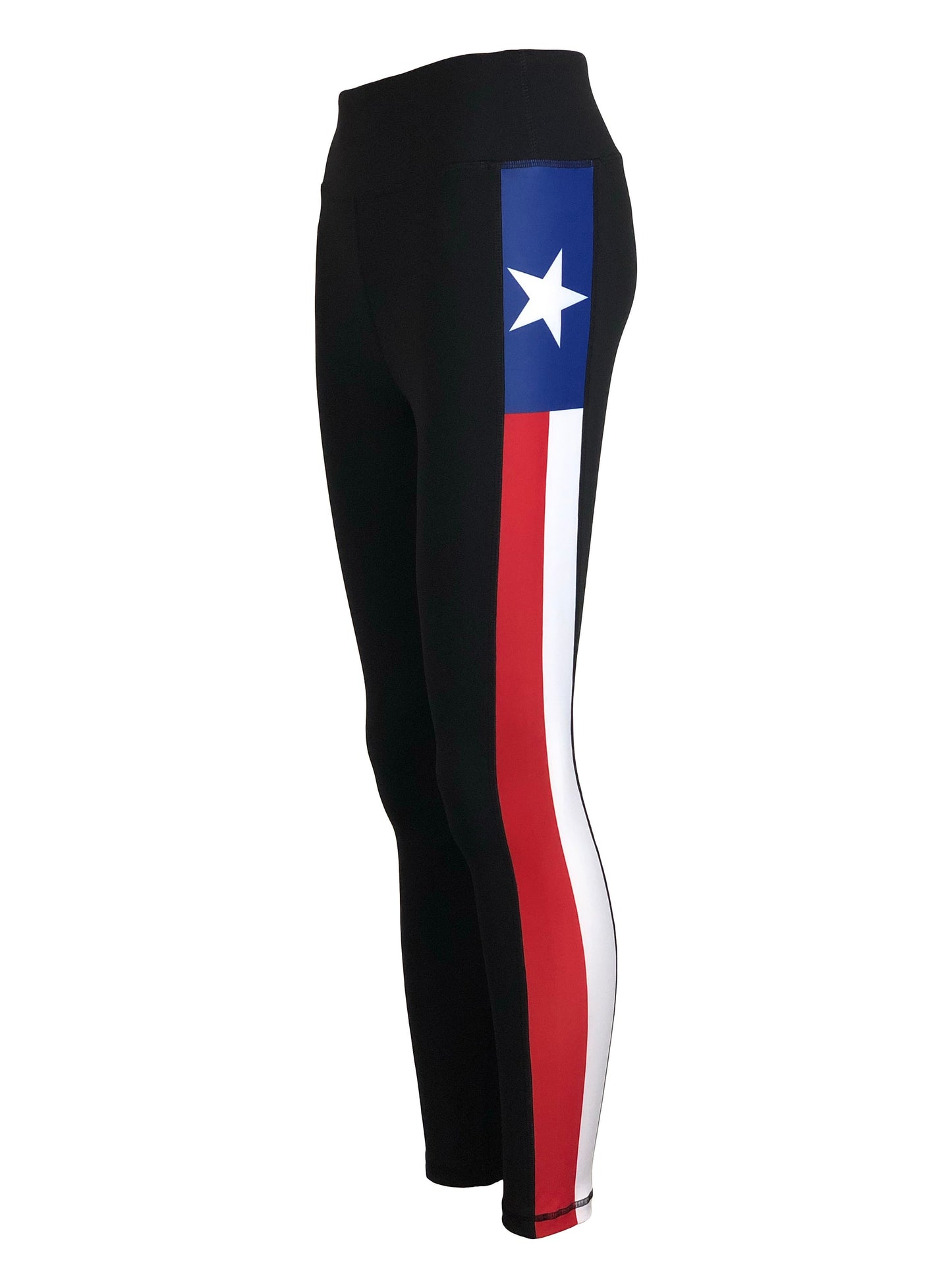 Texas State Flag Women's Full Length Yoga Pant Leggings
