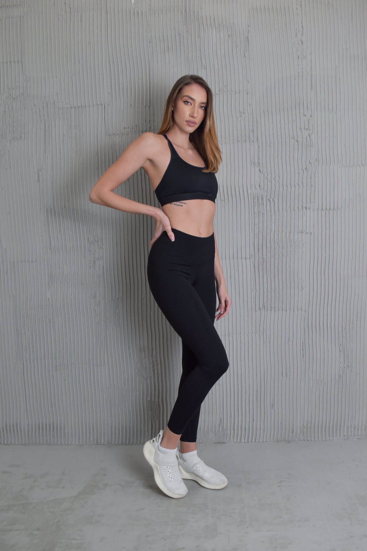 Black Full Length Yoga Pant Leggings