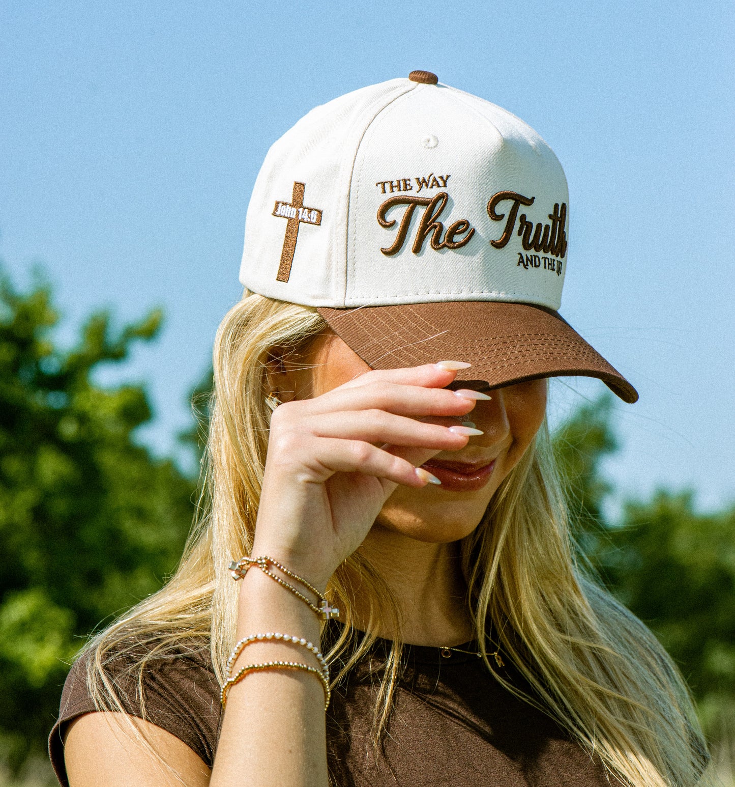 The Way The Truth The Life Christian Trucker Hat – John 14:6 Faith Based Snapback Cap