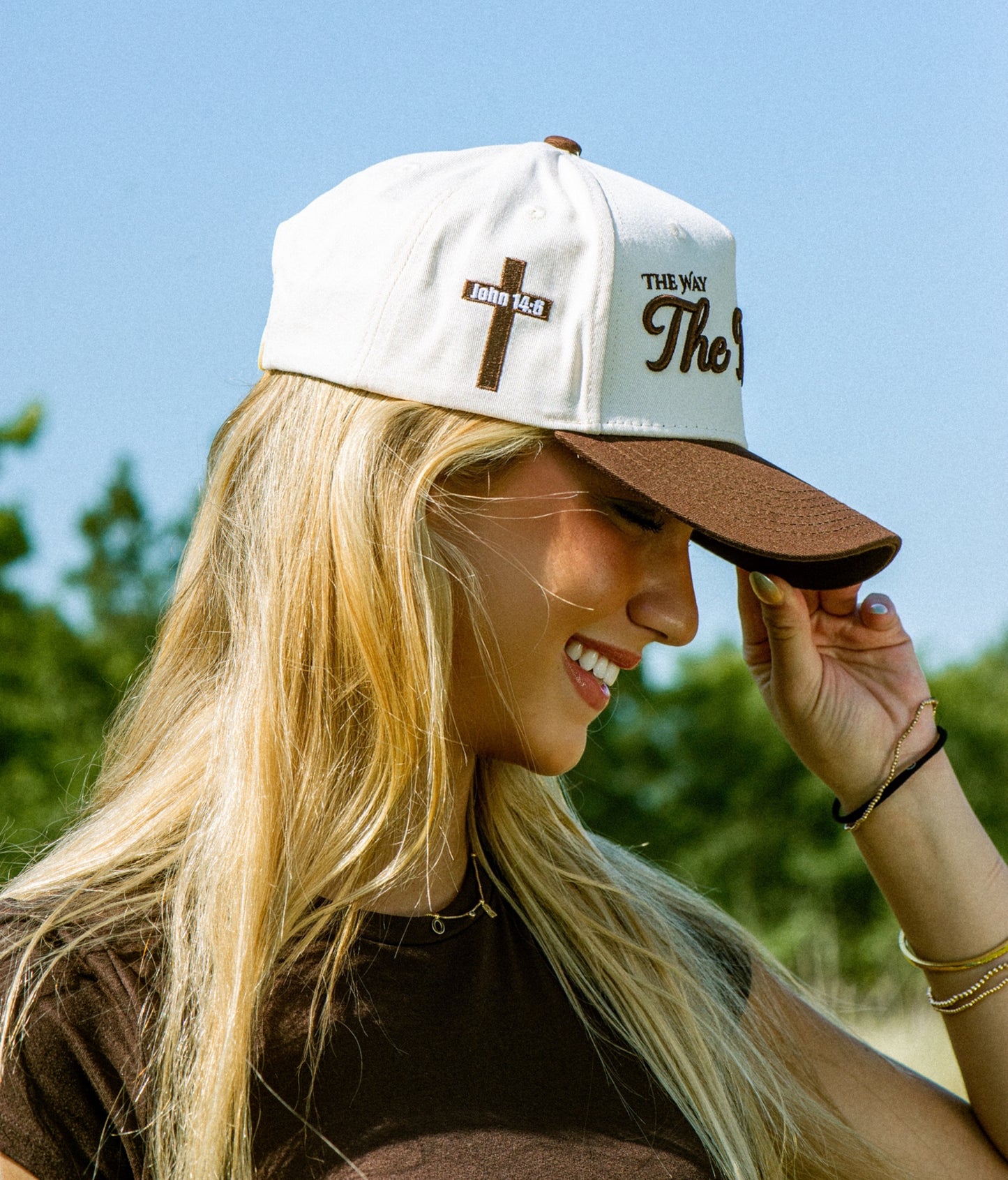 The Way The Truth The Life Christian Trucker Hat – John 14:6 Faith Based Snapback Cap