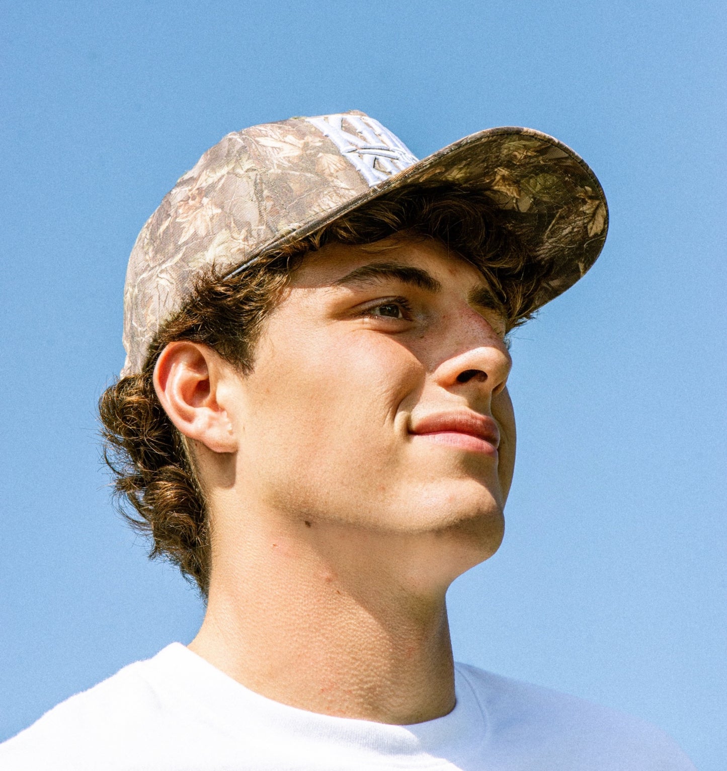 King of Kings Christian Trucker Hat | Revelation 19:16 | Camo Snapback Cap