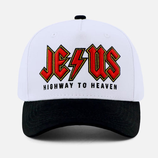 Jesus Highway to Heaven Christian Trucker Hat – Faith Based Snapback Cap