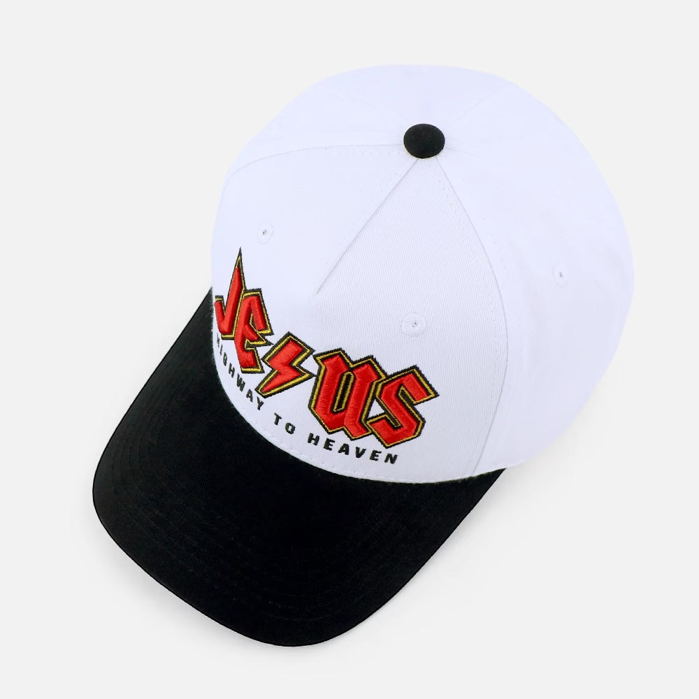 Jesus Highway to Heaven Christian Trucker Hat – Faith Based Snapback Cap