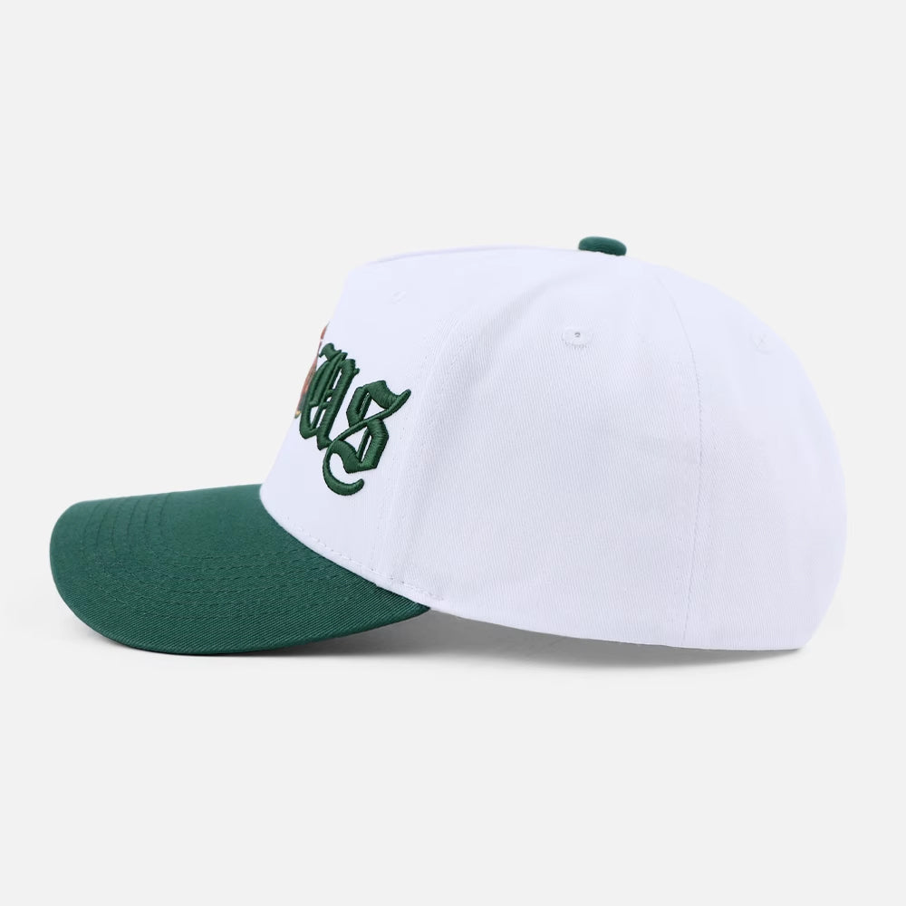Jesus Forest Green Christian Trucker Hat – Embroidered Faith Based Snapback Cap