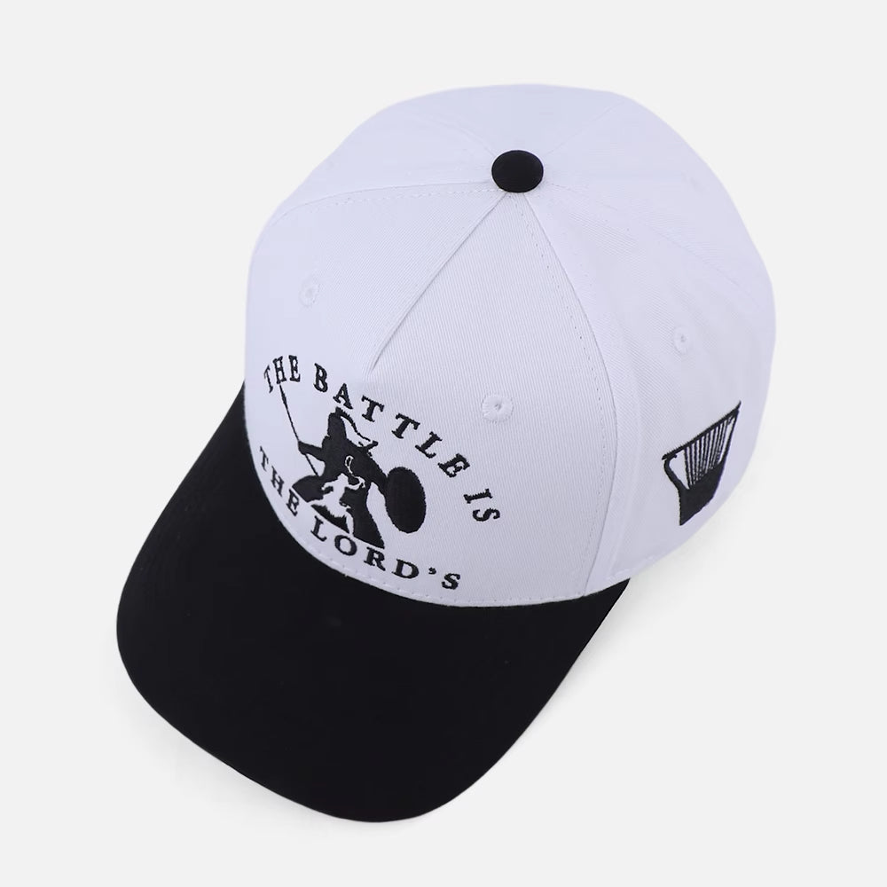 The Battle Is The LORD'S Christian Trucker Hat – 1 Samuel 17:47 Snapback Cap