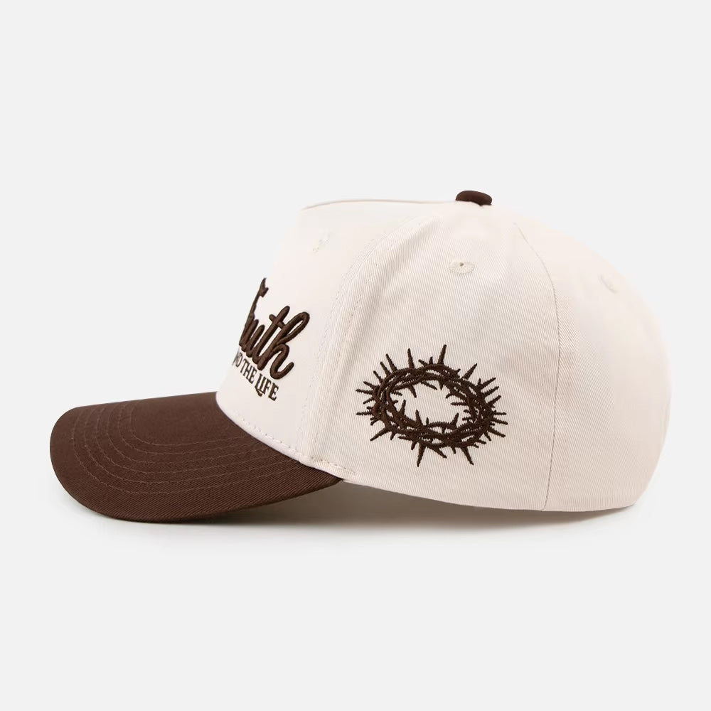 The Way The Truth The Life Christian Trucker Hat – John 14:6 Faith Based Snapback Cap