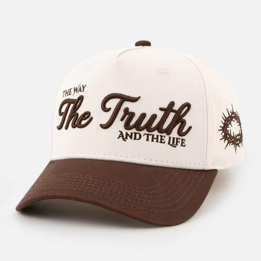 The Way The Truth The Life Christian Trucker Hat – John 14:6 Faith Based Snapback Cap