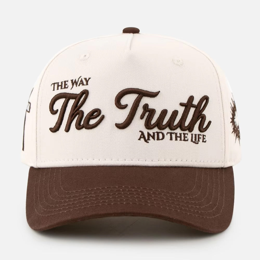 The Way The Truth The Life Christian Trucker Hat – John 14:6 Faith Based Snapback Cap