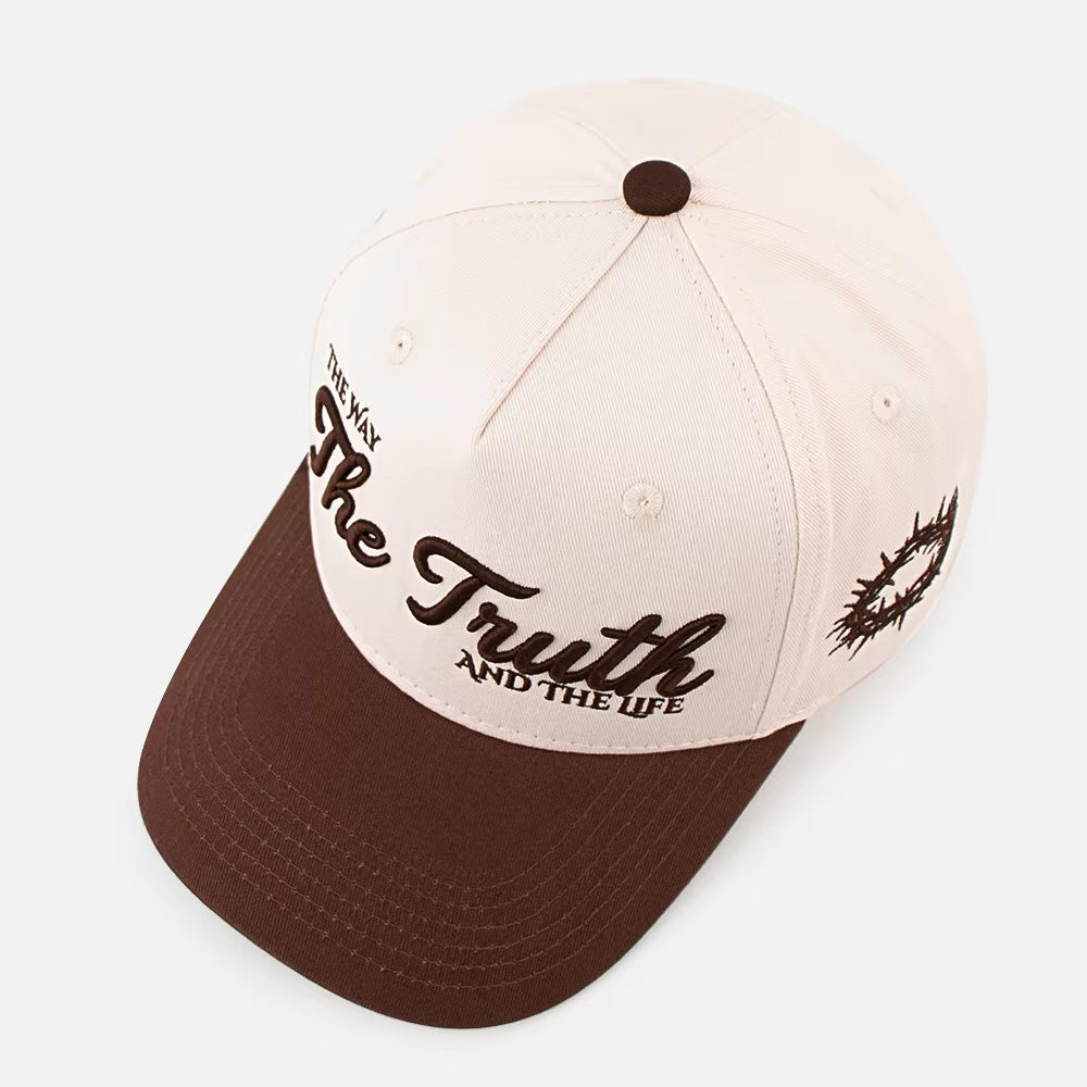 The Way The Truth The Life Christian Trucker Hat – John 14:6 Faith Based Snapback Cap