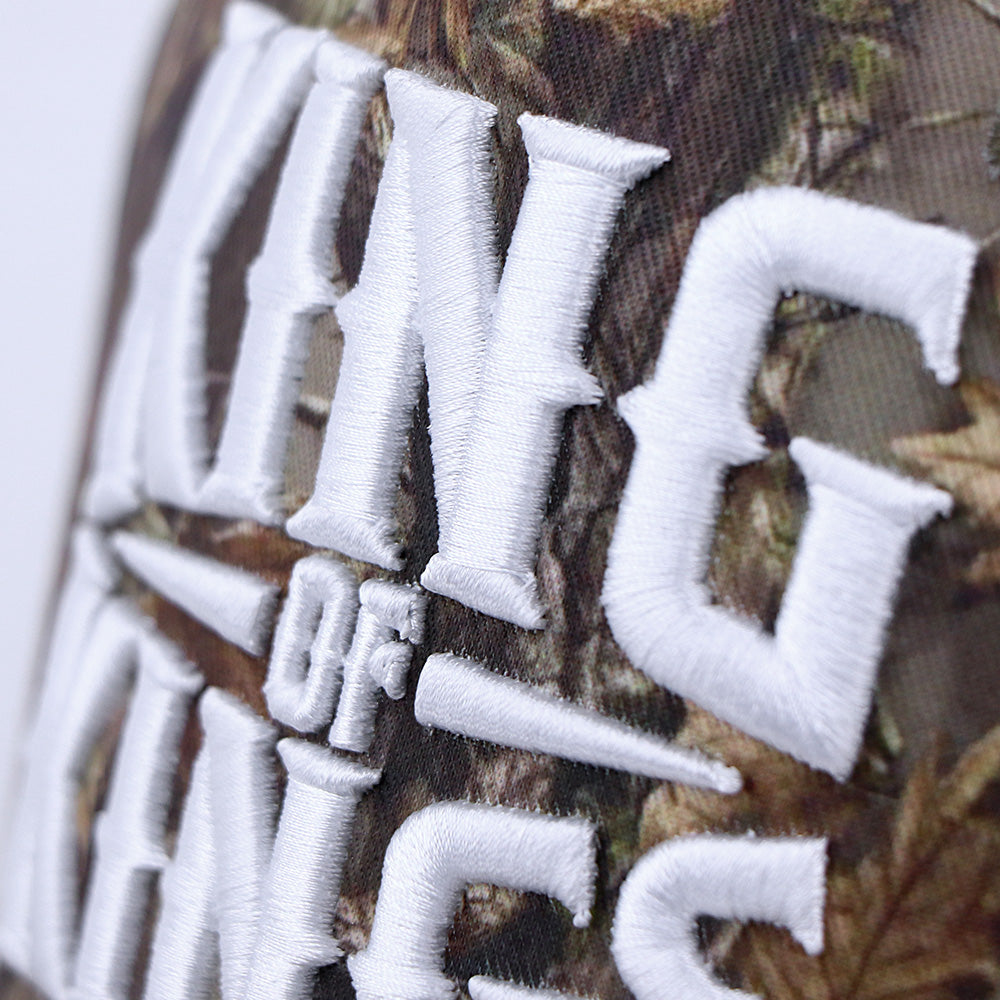 King of Kings Christian Trucker Hat | Revelation 19:16 | Camo Snapback Cap