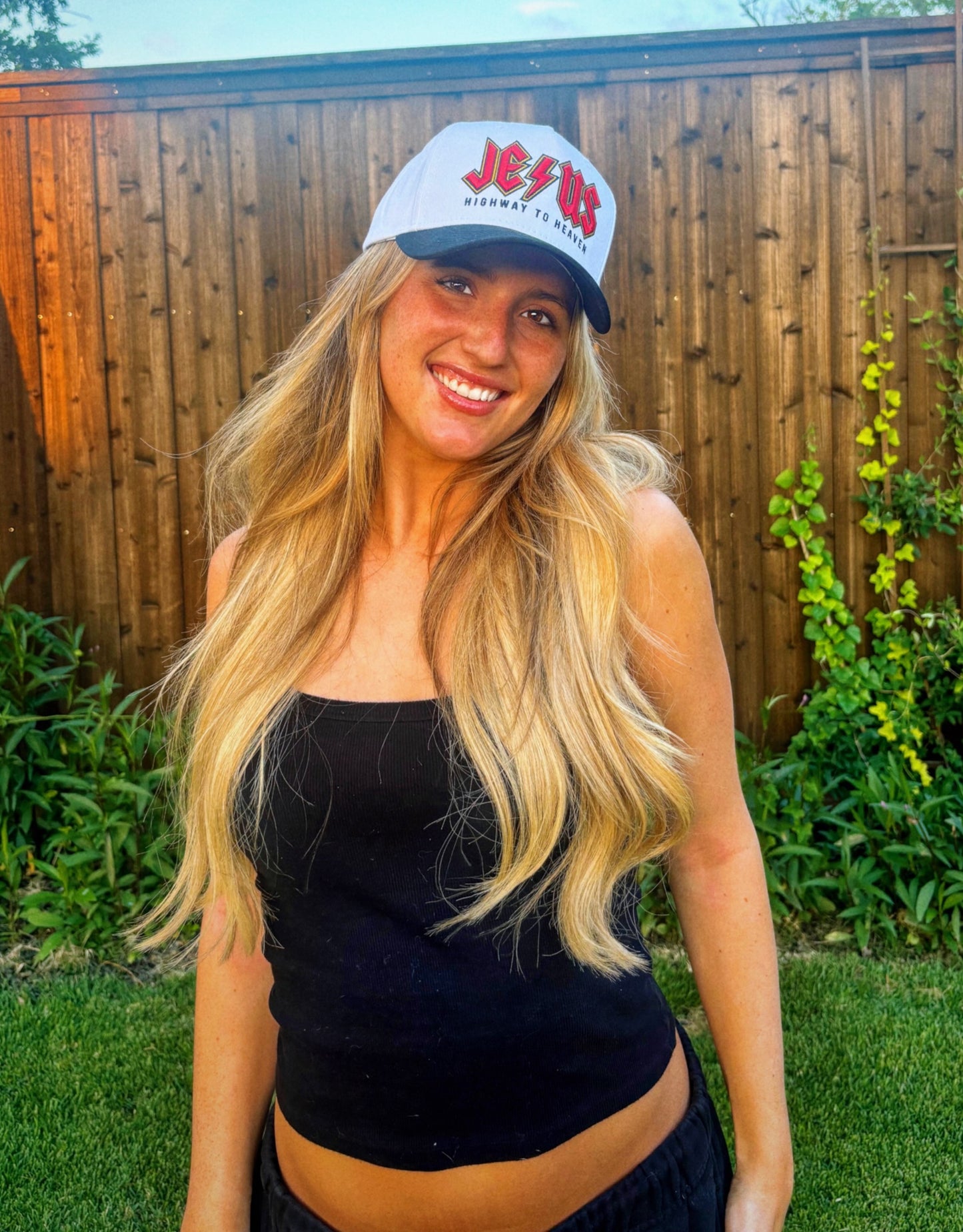 Jesus Highway to Heaven Christian Trucker Hat – Faith Based Snapback Cap