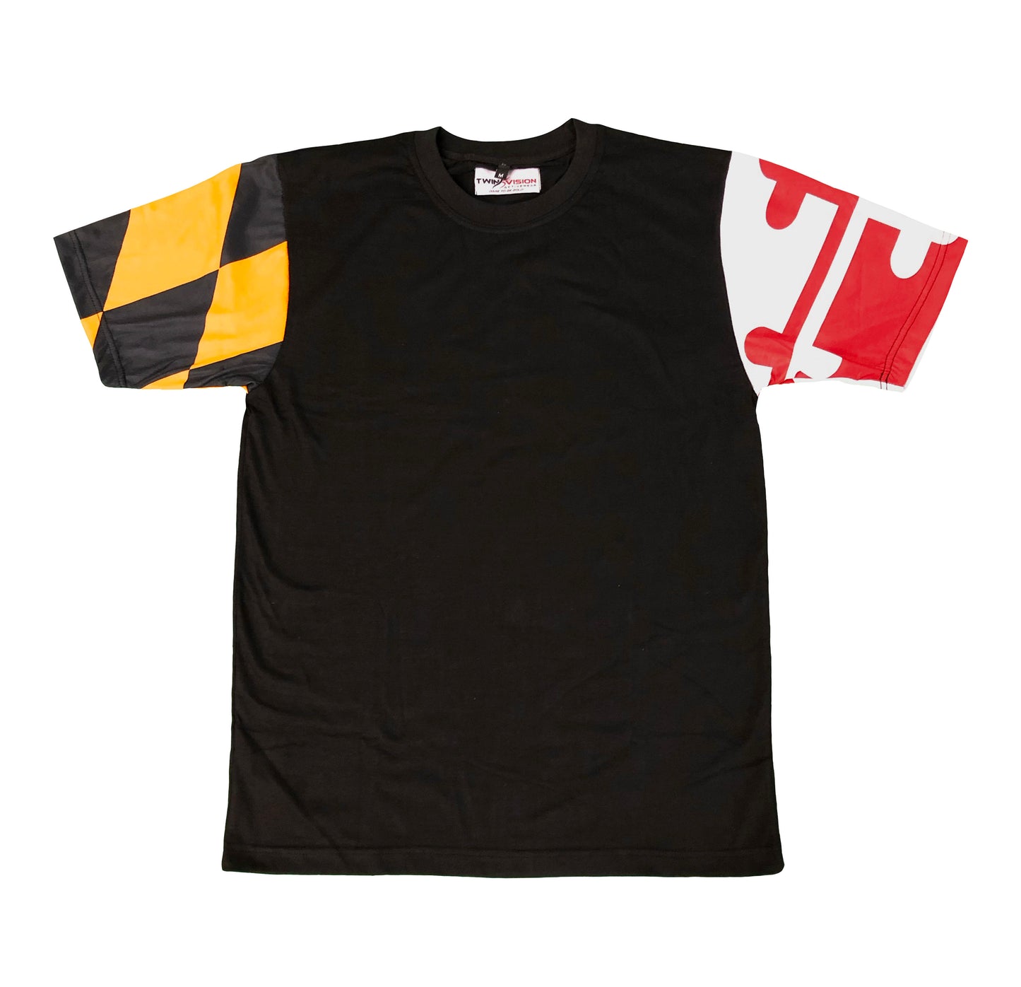Maryland Flag Men's T-Shirt (Black)